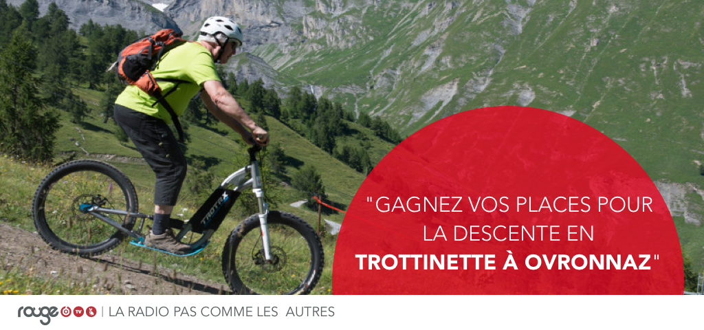Gagnez votre BON (1 montée en télésiége, 1 descente en trottinette)
Validité : automne 2019